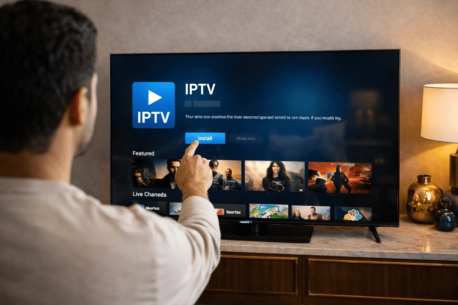 خطوة 2 إضافة بيانات اشتراك iptv بدون تقطيع